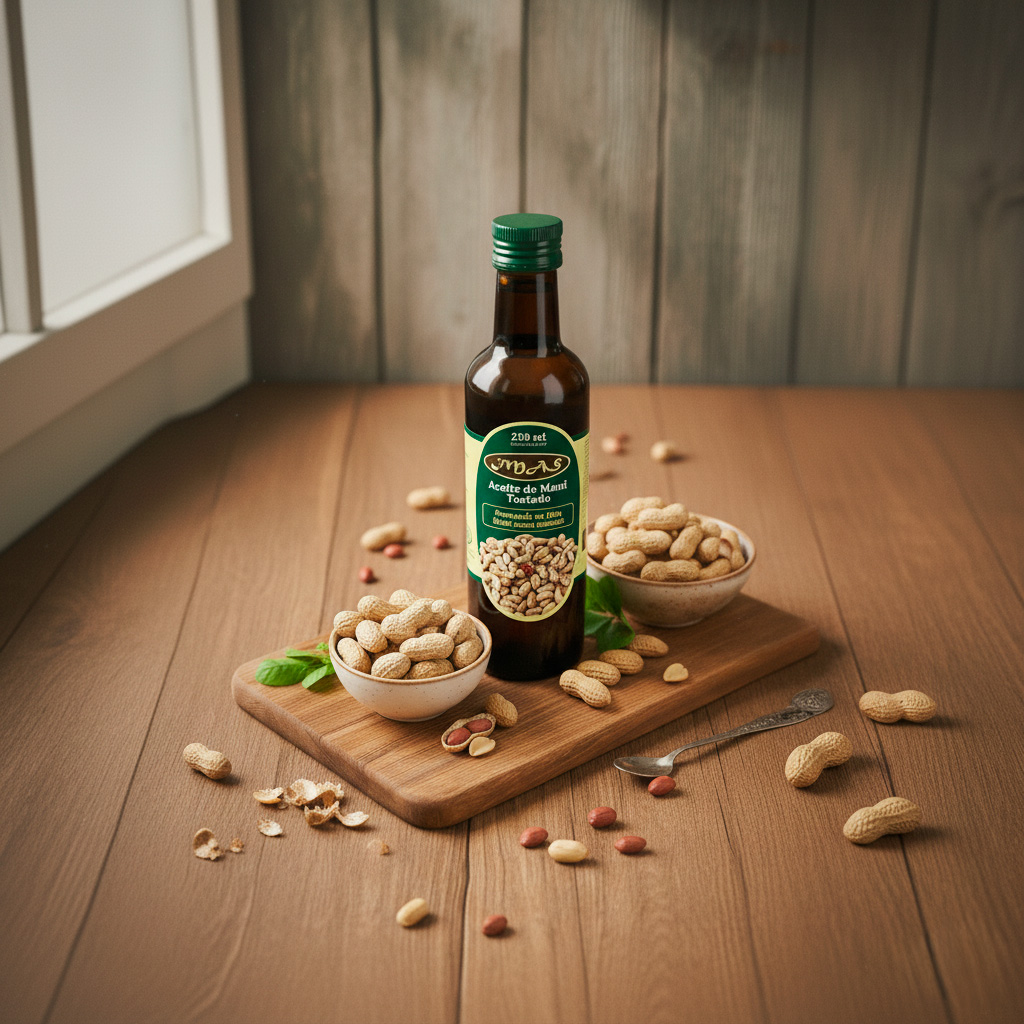 Botella de Aceite de Maní premium IMAS.